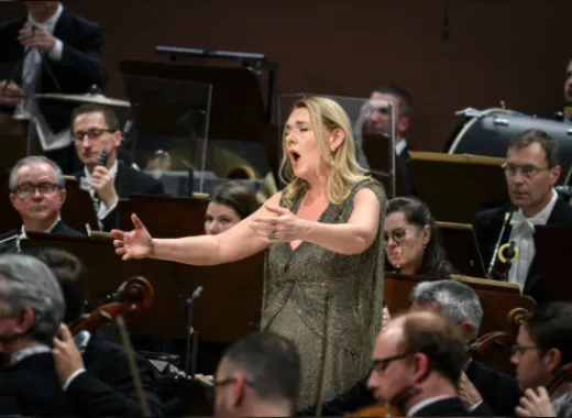 Marcon, Kožená und das Kammerorchester der Tschechischen Philharmonie